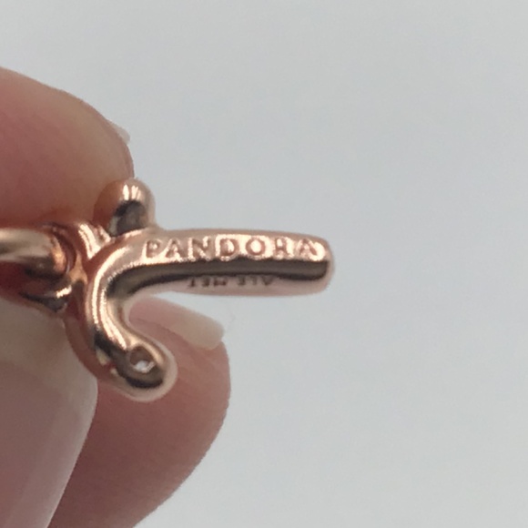 NEW Pandora Letter “r” Script Alphabet Dangle Charm - Picture 6 of 8